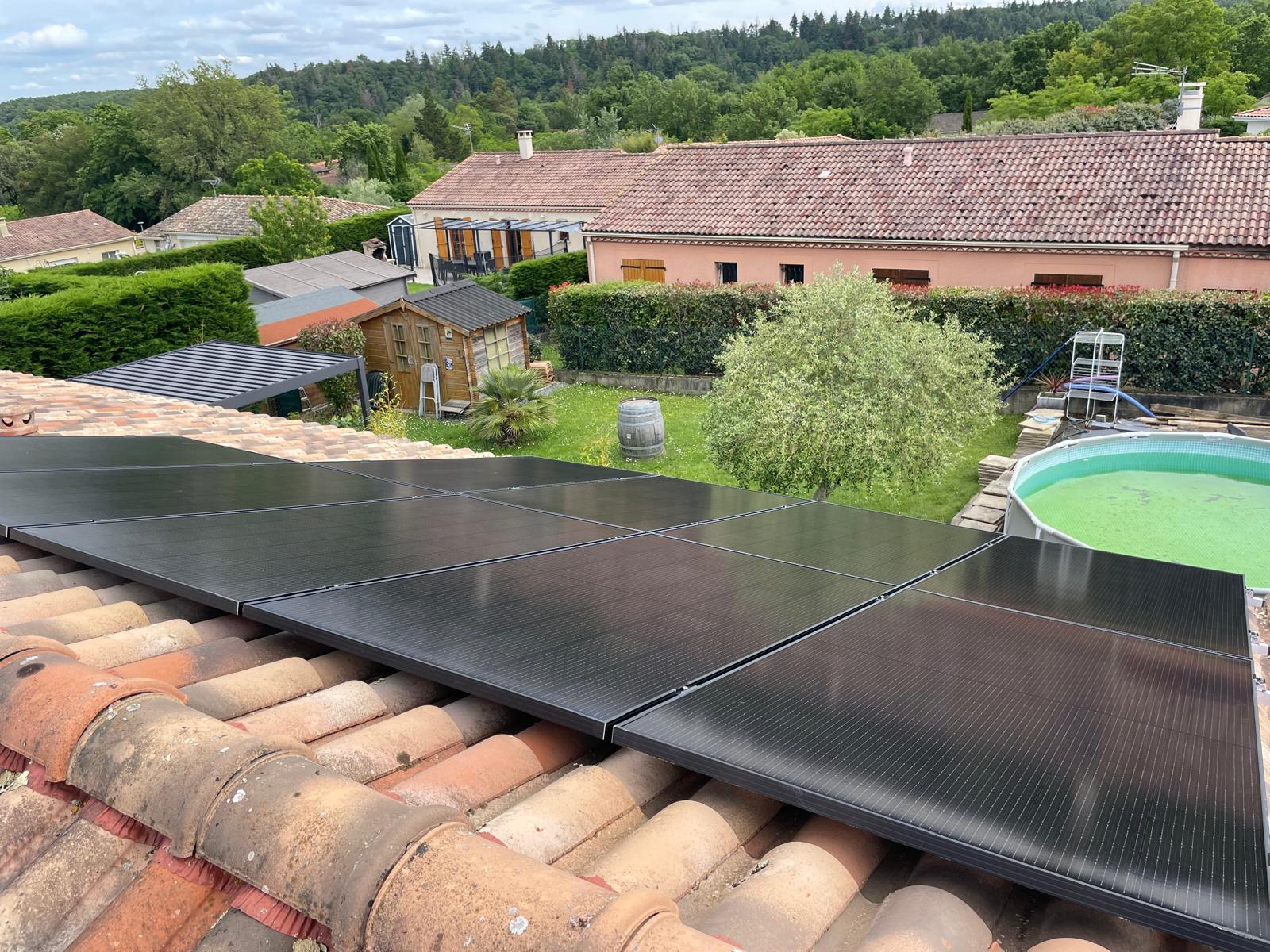 panneau solaire occitanie - Pose de panneaux solaires à Mauressac - Image galerie 4