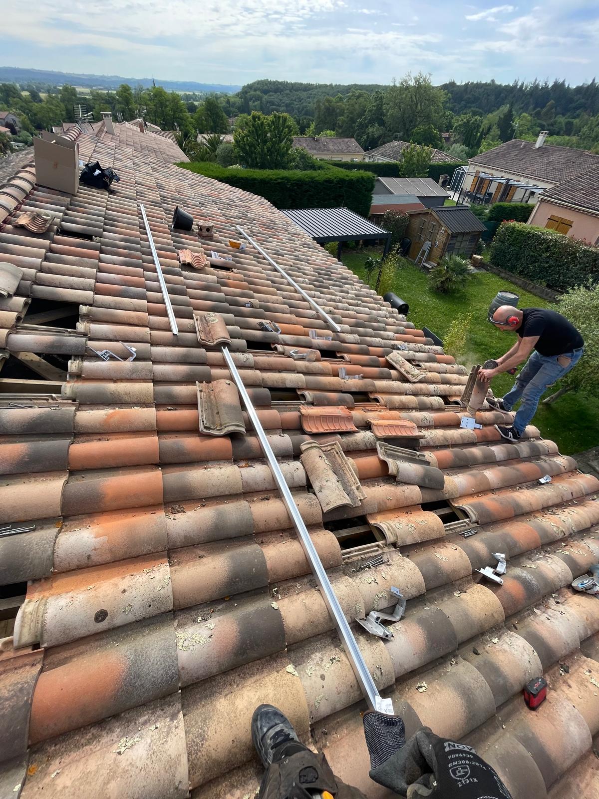 panneau solaire occitanie - Pose de panneaux solaires à Mauressac - Image galerie 1