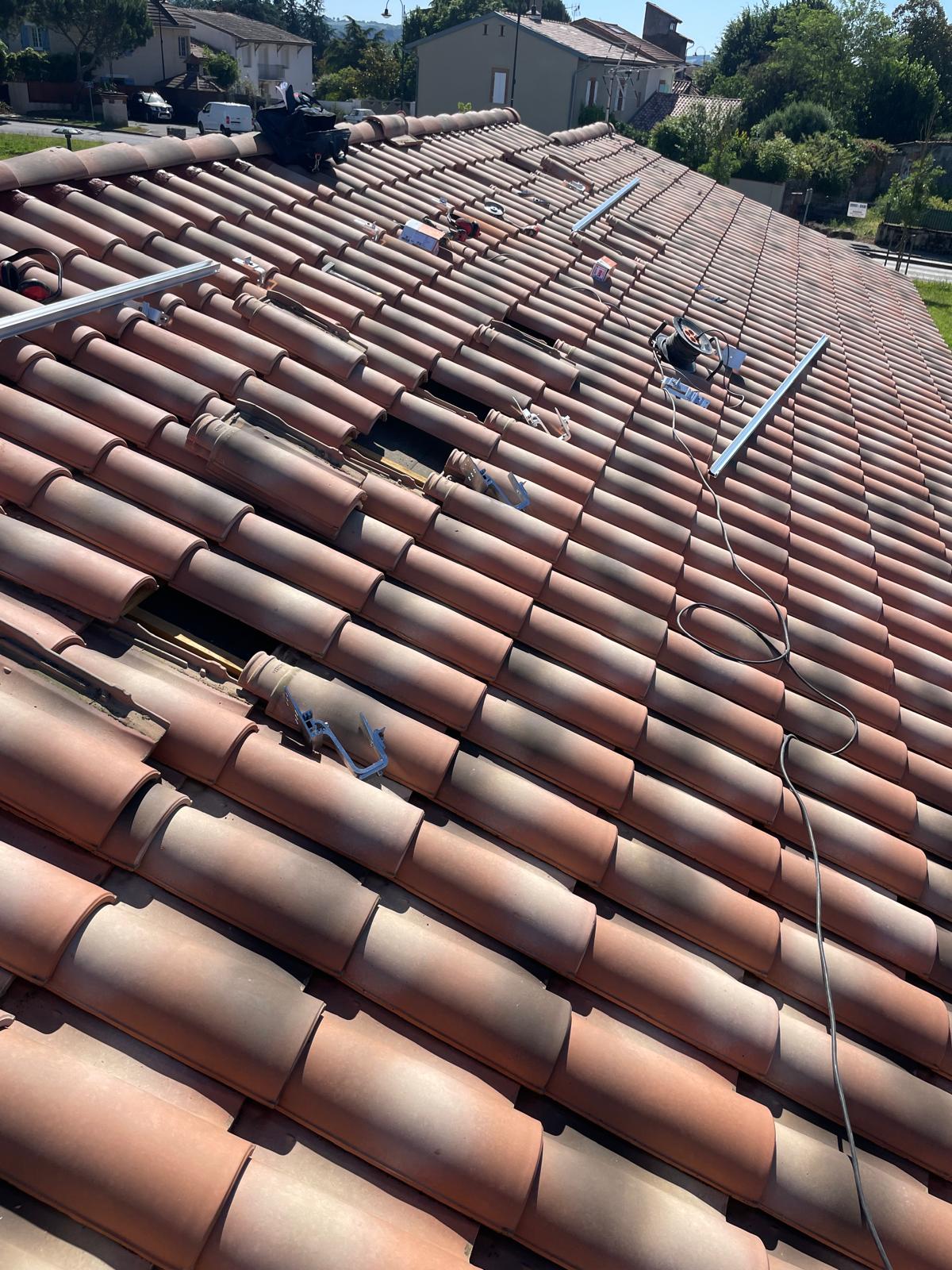 panneau solaire occitanie - Pose panneaux solaires à Villate - Image galerie 1