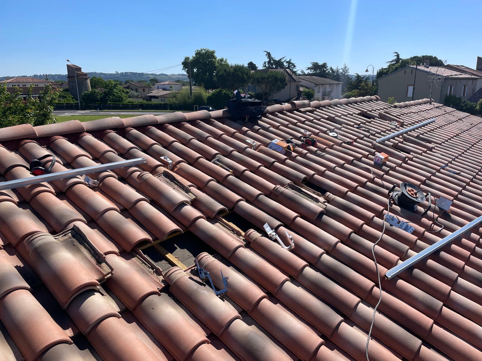 panneau solaire occitanie - Pose panneaux solaires à Villate - Image galerie 3