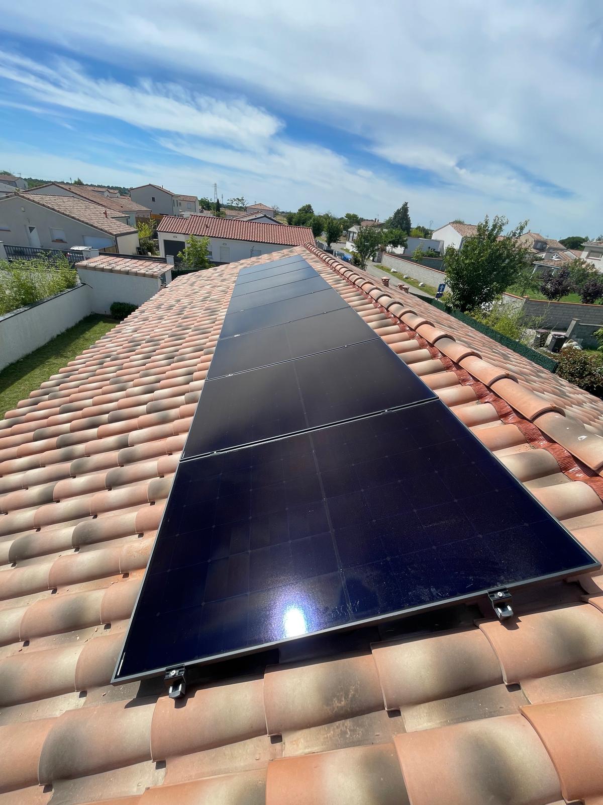 panneau solaire occitanie - Pose panneaux solaires à Villate - Image galerie 10