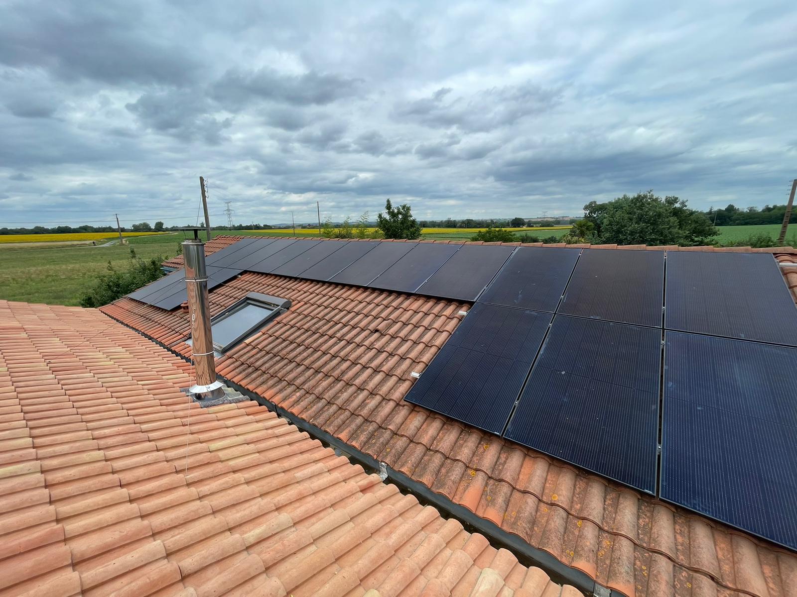 panneau solaire occitanie - Pose panneaux solaires à Miremont - Image galerie 2