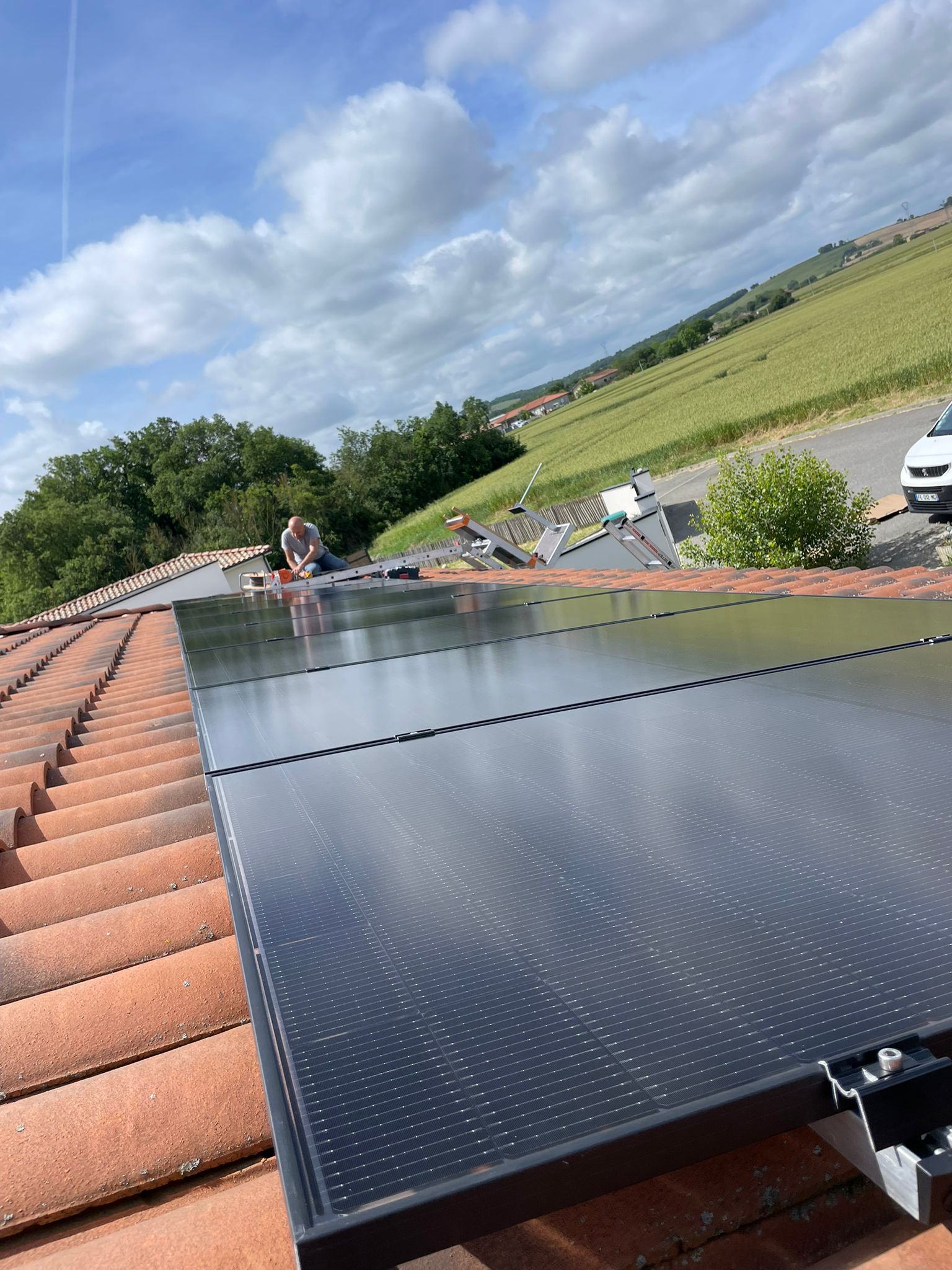 panneau solaire occitanie - Installation panneaux solaires et batterie virtuelle à Miremont - Image galerie 14