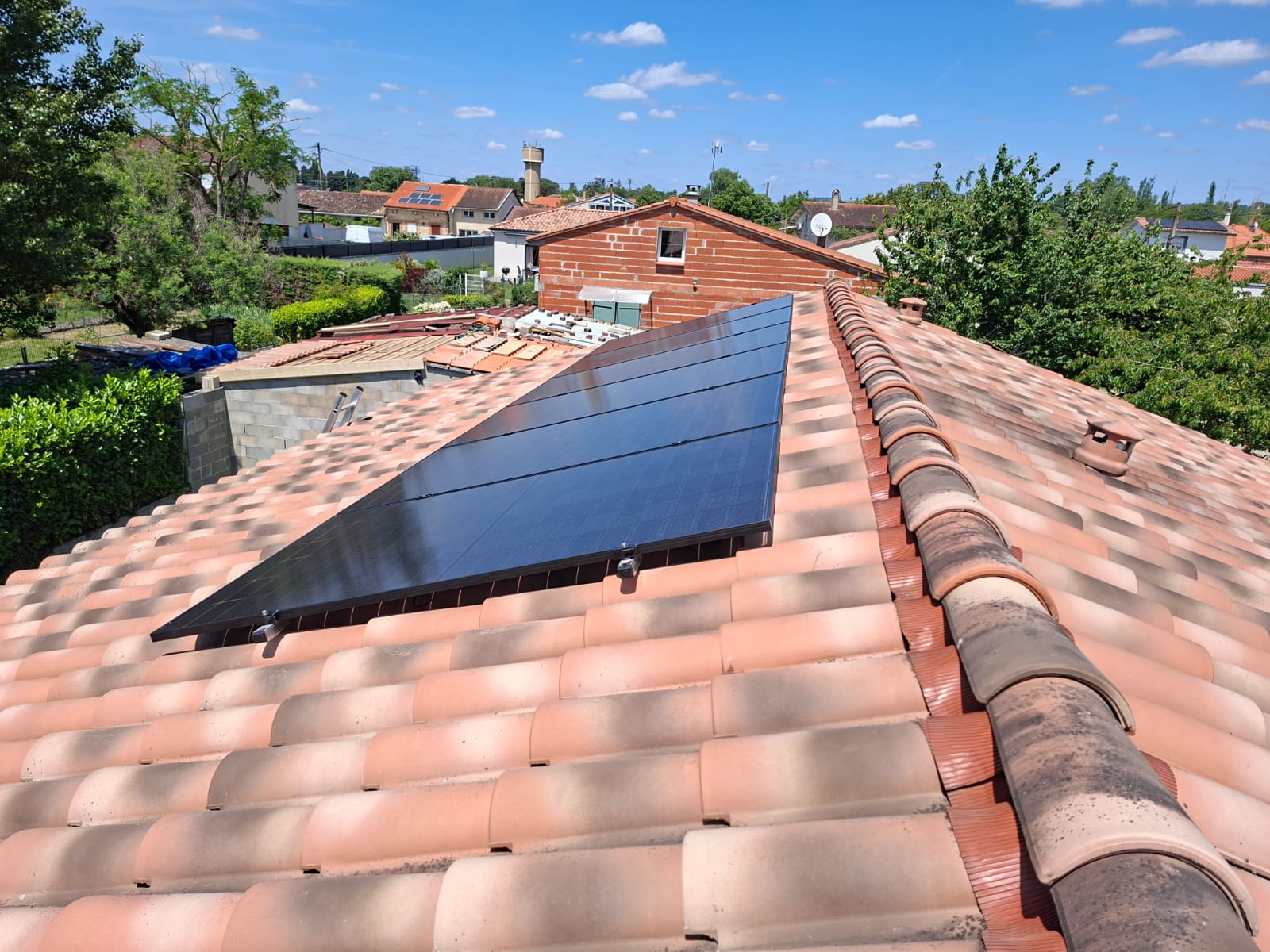 panneau solaire occitanie - Installation solaire avec injection du surplus au Vernet - Image galerie 6