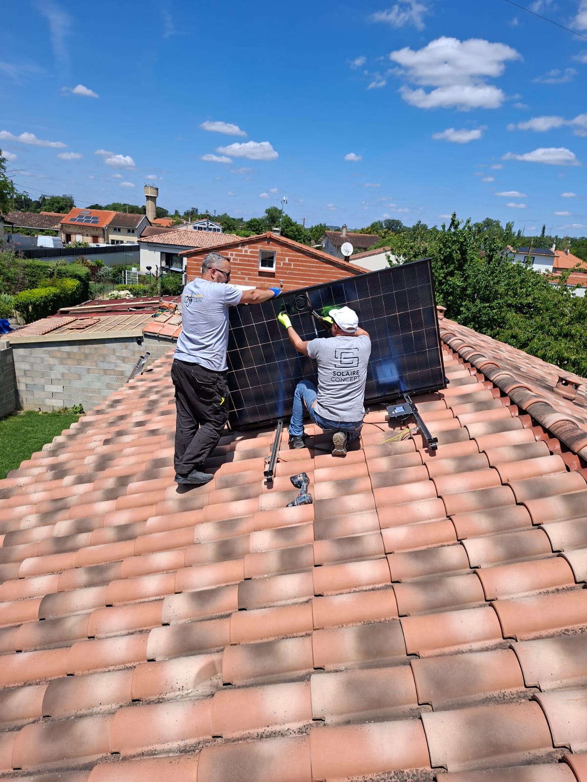 panneau solaire occitanie - Installation solaire avec injection du surplus au Vernet - Image galerie 8